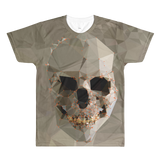 Paris METRO Couture: Paper Skull for Men All-Over Printed T-Shirt - ParisMETROCouture.com