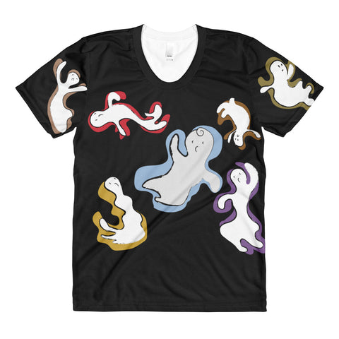 Paris METRO Couture: Many Ghosts Play T-Shirt in Black - ParisMETROCouture.com