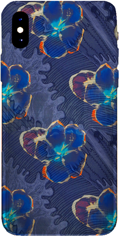 PMC iPhone 8 Case - Surf Flower Blue - ParisMETROCouture.com