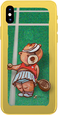PMC iPhone 8 Case - Madison Bear-Tennis - ParisMETROCouture.com