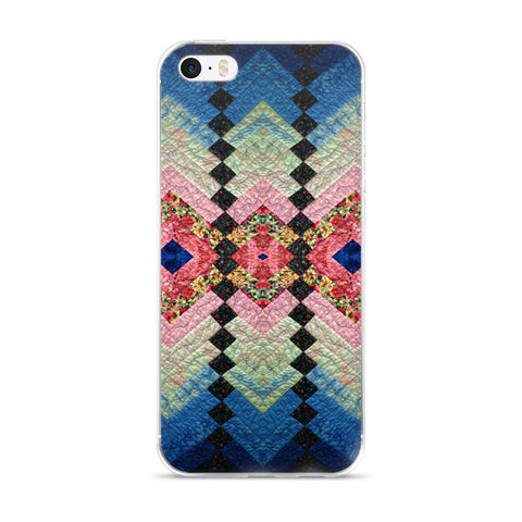 Retro Quilt Vintage Cell Phone Case - Fits iPhone X and Other Sizes 5-X