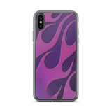 HotRod Purple Flame Cell Phone Case - Fits iPhone X and Other Sizes 5-X