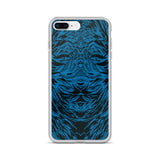 Abstraction Petal - Blue Cell Phone Case - Fits iPhone X