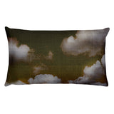 My Head is in the Clouds - Gold Rectangular Pillow