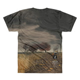 The Illustrative Art of SATUS, Windy Road,All-Over Printed T-Shirt