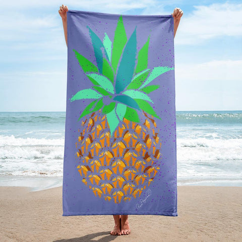 Beautiful Pineapple Beach Towel
