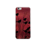 Shadow Birds on Port Red Cell Phone Case - Fits iPhone X and Other Sizes 5-X