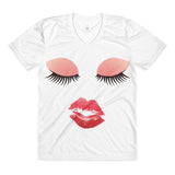 French Kiss - Sublimation women’s crew neck t-shirt