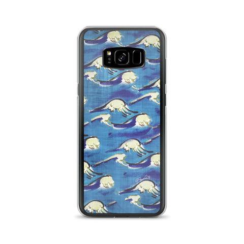 Hawaiian Wave Blue Samsung Case