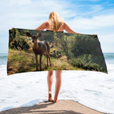 The Deer by C. Kellerher Beach Towel