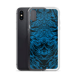 Abstraction Petal - Blue Cell Phone Case - Fits iPhone X