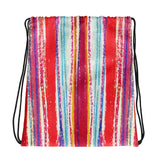 Pastel Stripe Drawstring bag
