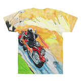 Paris METRO Couture: Biker Bucky Rides -All-Over Printed T-Shirt