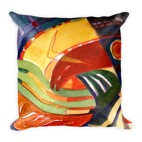 Abstraction Wave Square Pillow