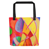 Abstraction Beach by R.Freeland Tote bag