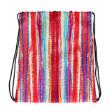 Pastel Stripe Drawstring bag