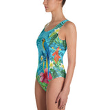 Parrot in the Tropical Beauty - One-Piece Swimsuit