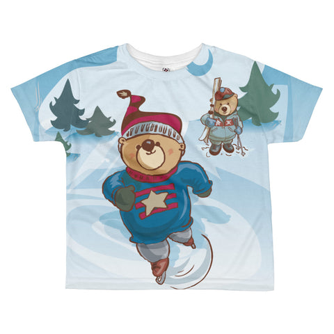 Madison Bear - Skaters All-over kids sublimation T-shirt