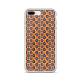 Circle in a Square - Warm Tones  Fits iPhone X Case and Other Sizes