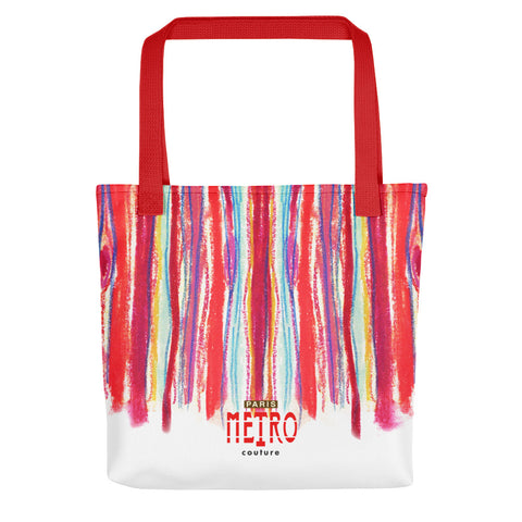 Paris METRO Couture: Draw A Line Tote bag - ParisMETROCouture.com