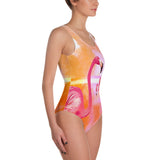 Flamingo Sunset - Exclusive One-Piece Swimsuit