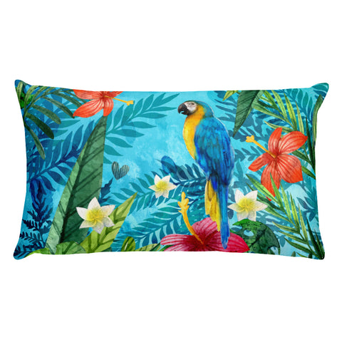 Jungle Parrot Premium Pillow