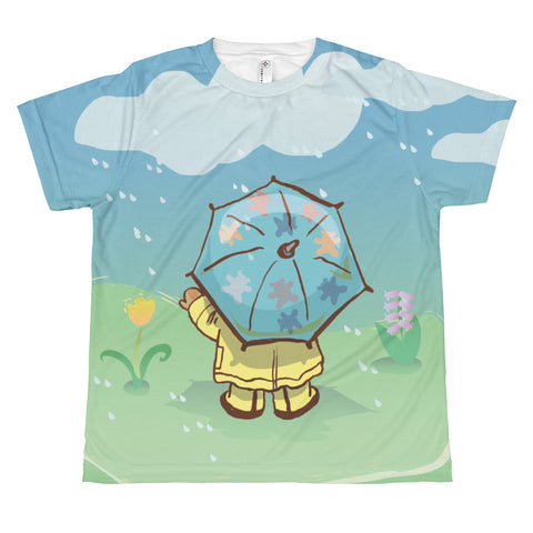 Madison Bear-April Showers All-over youth sublimation T-shirt