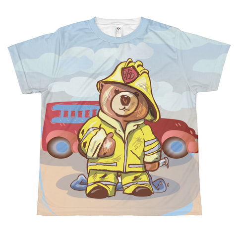 Madison Bear - Firefighter All-over youth sublimation T-shirt