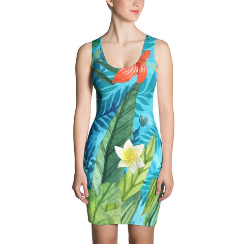 Jungle Parrot Sublimation Cut & Sew Dress