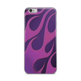 HotRod Purple Flame Cell Phone Case - Fits iPhone X and Other Sizes 5-X