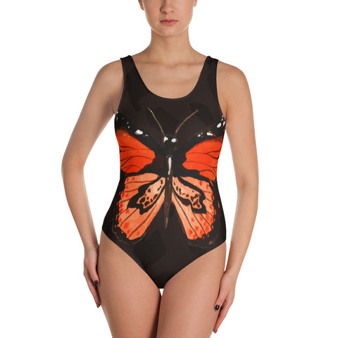Monarch Butterfly Love - One-Piece Swimsuit