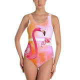 Flamingo Sunset - Exclusive One-Piece Swimsuit