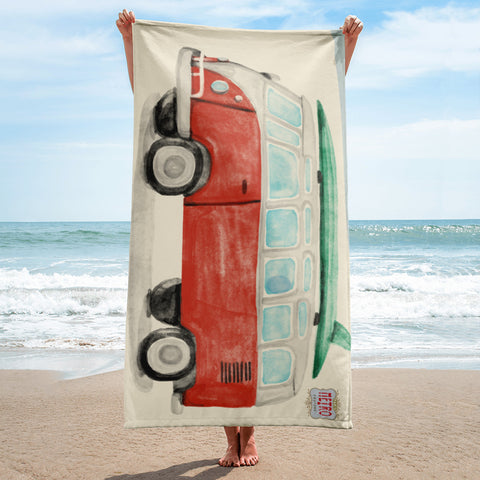 Beach Bound VW Towel
