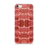 French Lace in Red Pink Cell Phone Case - Fits iPhone X and Other Sizes 5-X