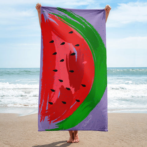 Delicious Watermelon Beach Towel