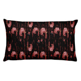 Carnation Salsa in Pinks Rectangular Pillow