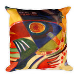 Abstraction Wave Square Pillow