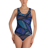 Big Wave at Night - One-Piece Swimsuit