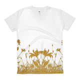 Paris METRO Couture: Gold Meadow - Women's V-Neck T-Shirt - ParisMETROCouture.com