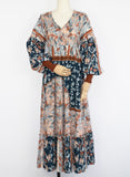Chiffon Floral Printing Walk in The Park Dress