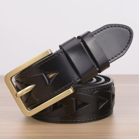 Men's 100% Genuine Leather Fine Luxury Handmade Belt