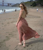 Backless Summer Boho Dress for Beach Walks
