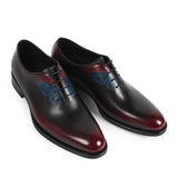 Handmade Luxury Butterfly Men's Oxford Genuine Leather Shoes
